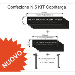 KIT Copritarga Alfa Romeo