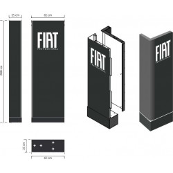 BRAND Totem FIAT H 200cm