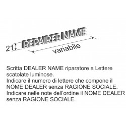 Scritta DEALER NAME a...